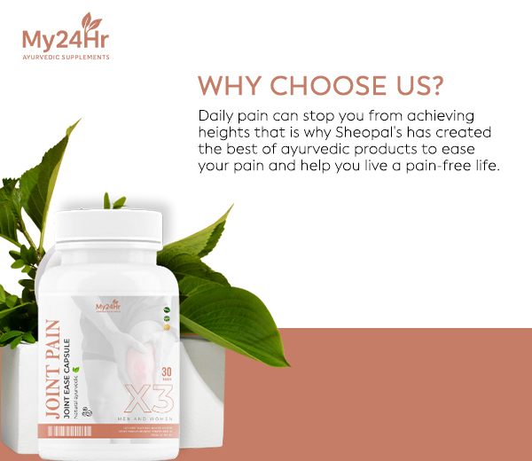 My24Hr Joint Pain Capsules – Herbal Support for Joints & Muscles