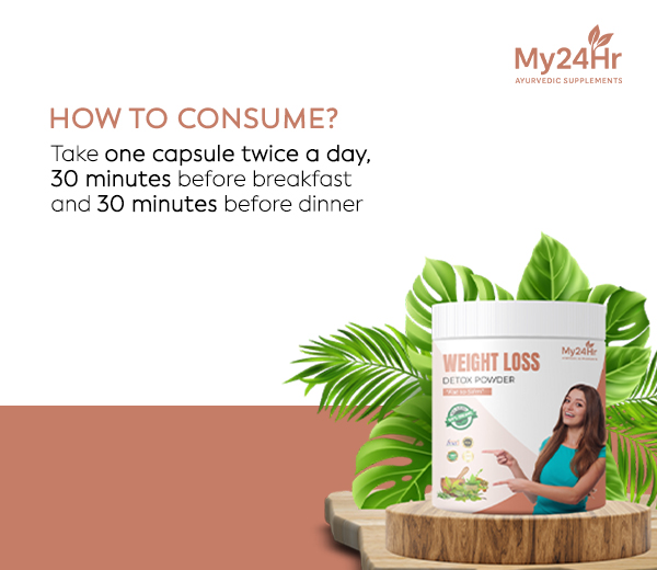 My24Hr Ayurvedic Weight Loss Detox Powder – Naturally Support Your Weight Loss & Wellness Journey