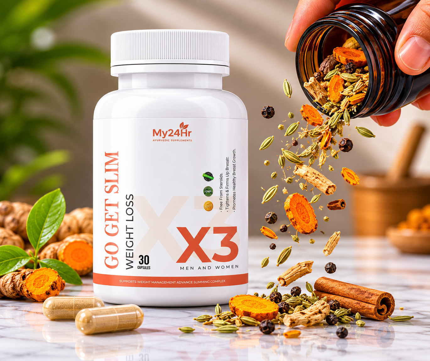 My24Hr Go Get Slim – Ayurvedic Science for Fast, Safe & Natural Fat Burn.