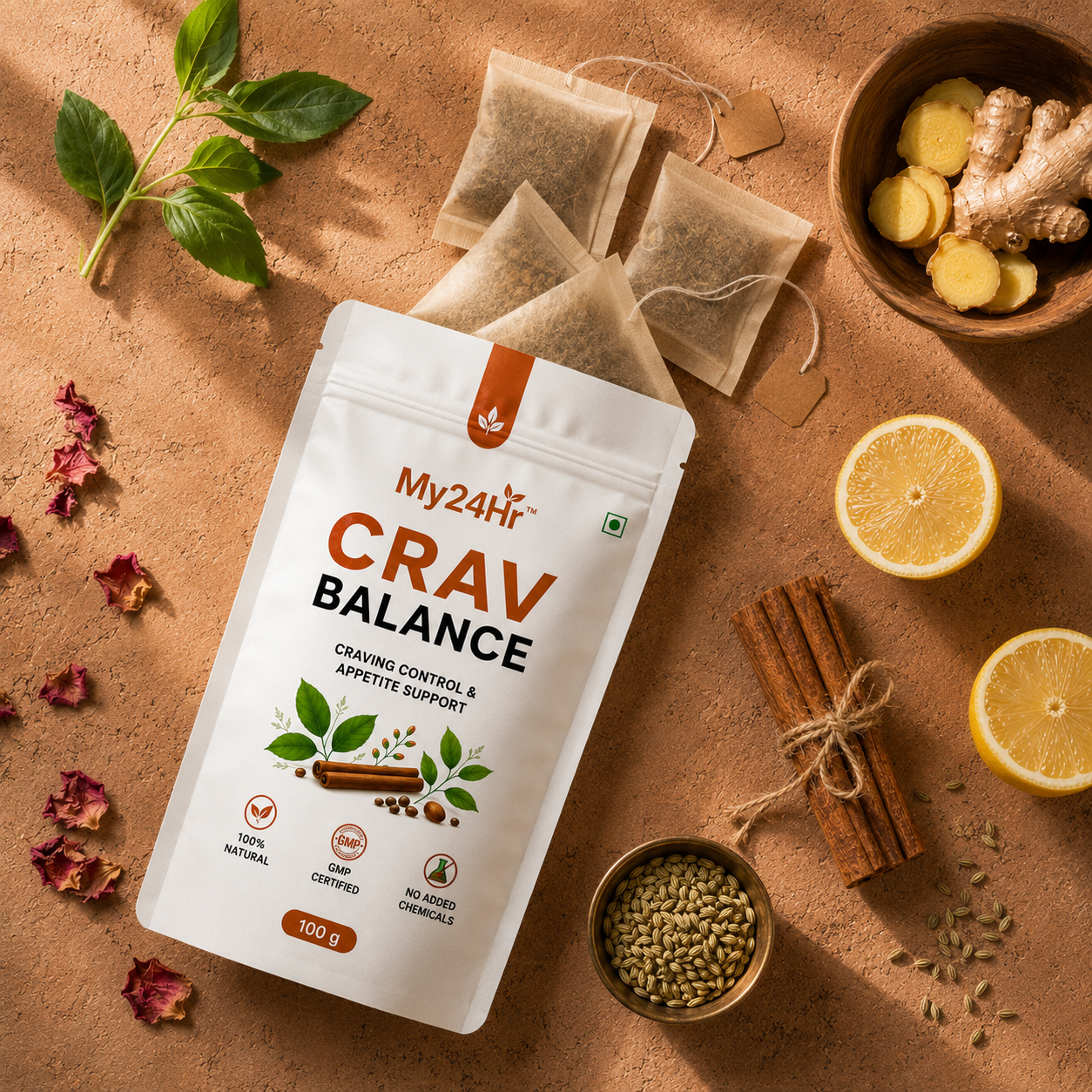 Ayurvedic Wellness Supplement for Craving Control & Mindful Eating Support