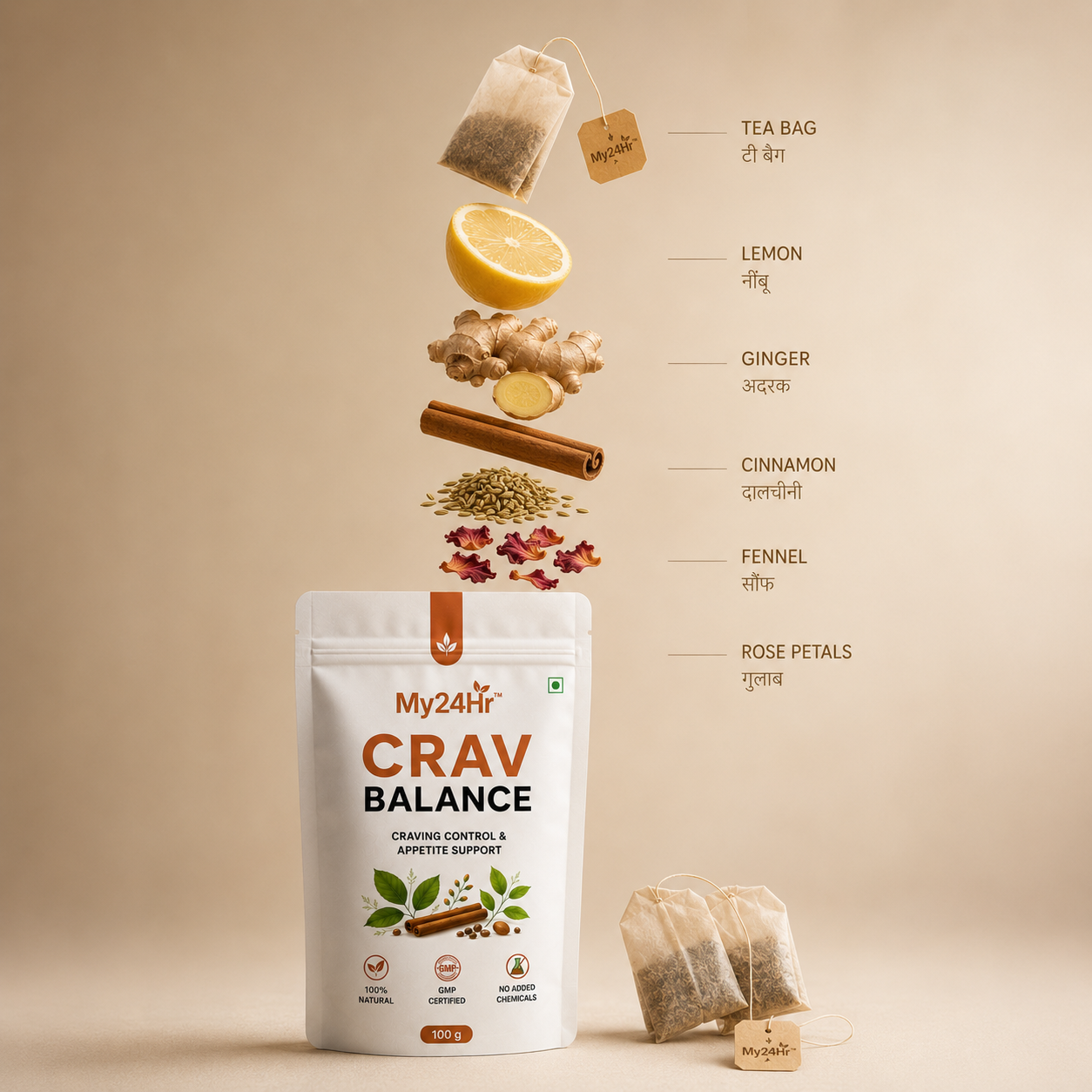 Ayurvedic Wellness Supplement for Craving Control & Mindful Eating Support