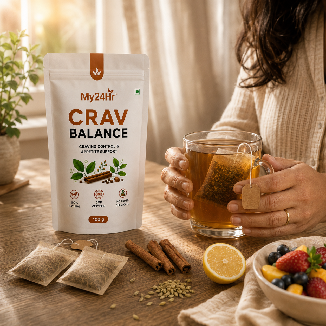 Ayurvedic Wellness Supplement for Craving Control & Mindful Eating Support