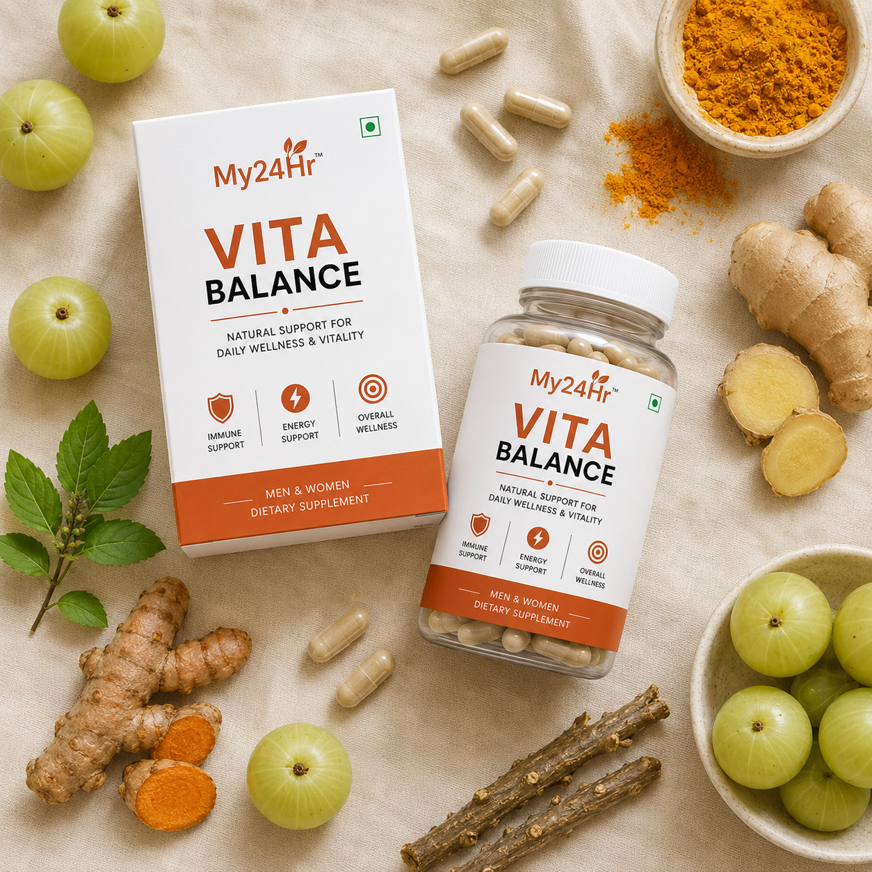 Vita Balance — Ayurvedic Daily Wellness Supplement for Immunity, Energy & Vitality