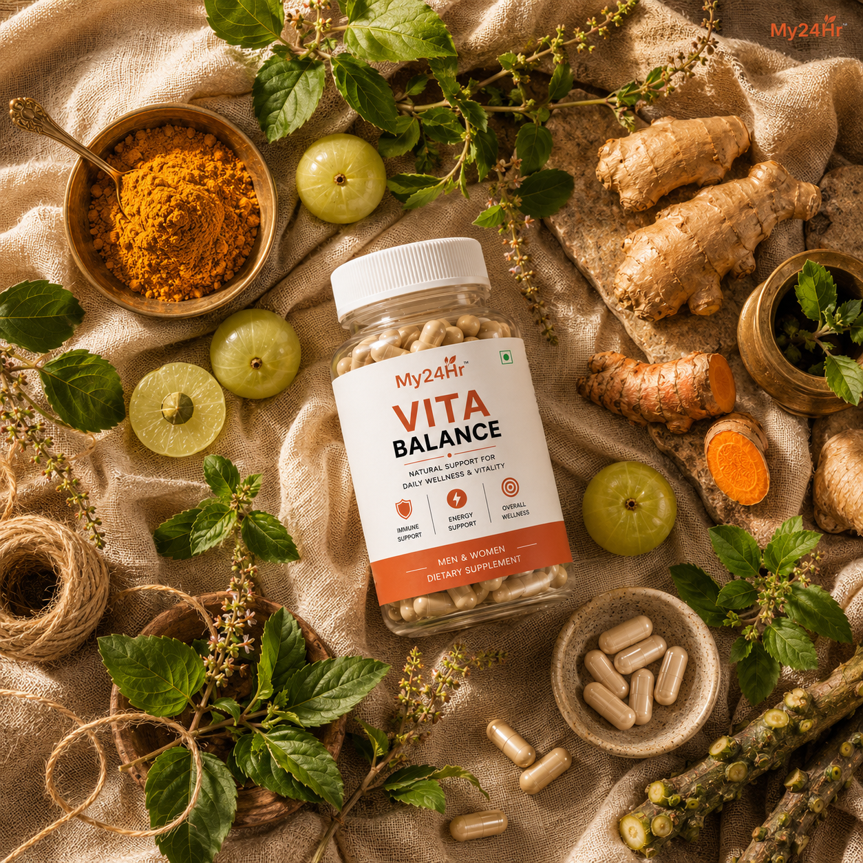 Vita Balance — Ayurvedic Daily Wellness Supplement for Immunity, Energy & Vitality