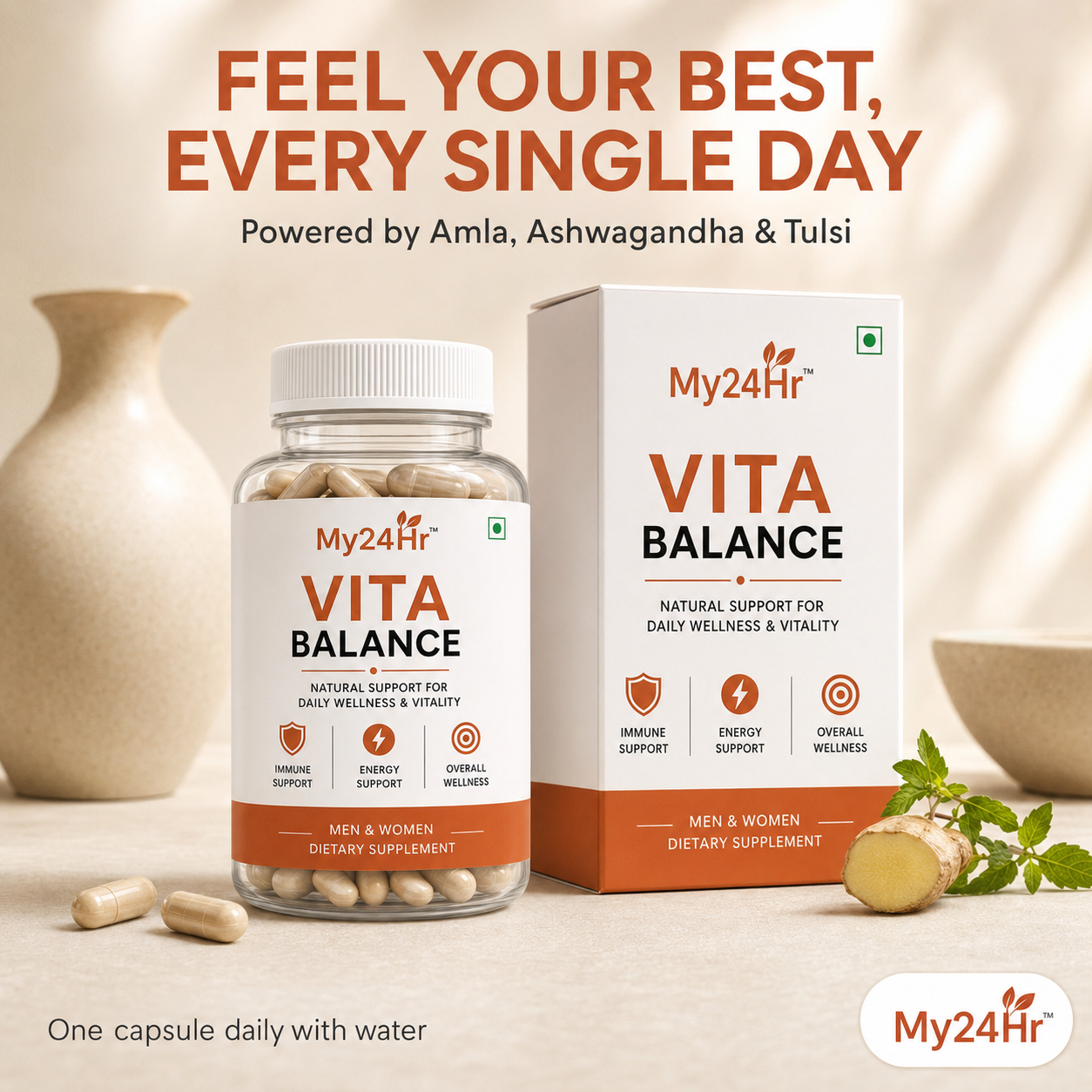 Vita Balance — Ayurvedic Daily Wellness Supplement for Immunity, Energy & Vitality