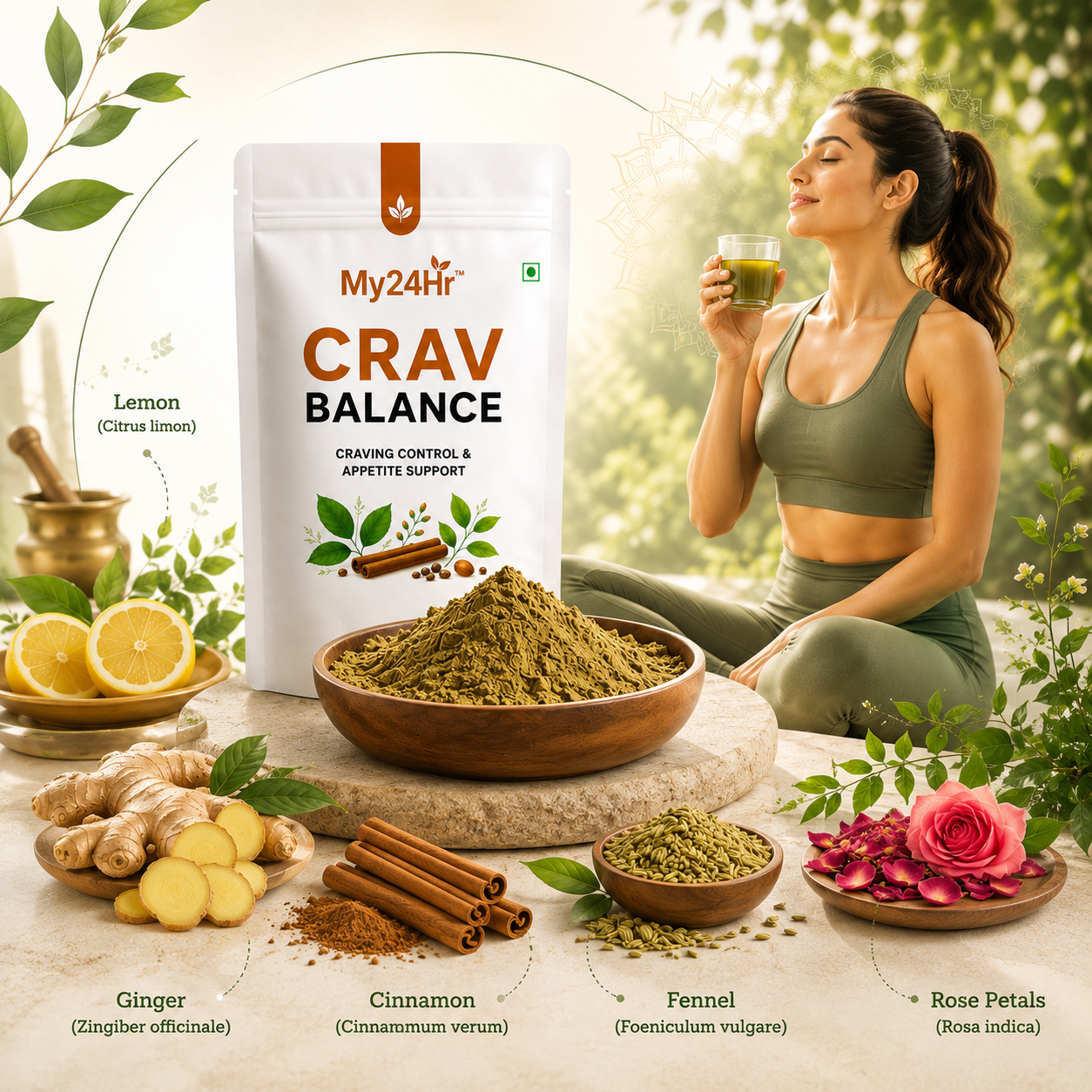 Ayurvedic Wellness Supplement for Craving Control & Mindful Eating Support