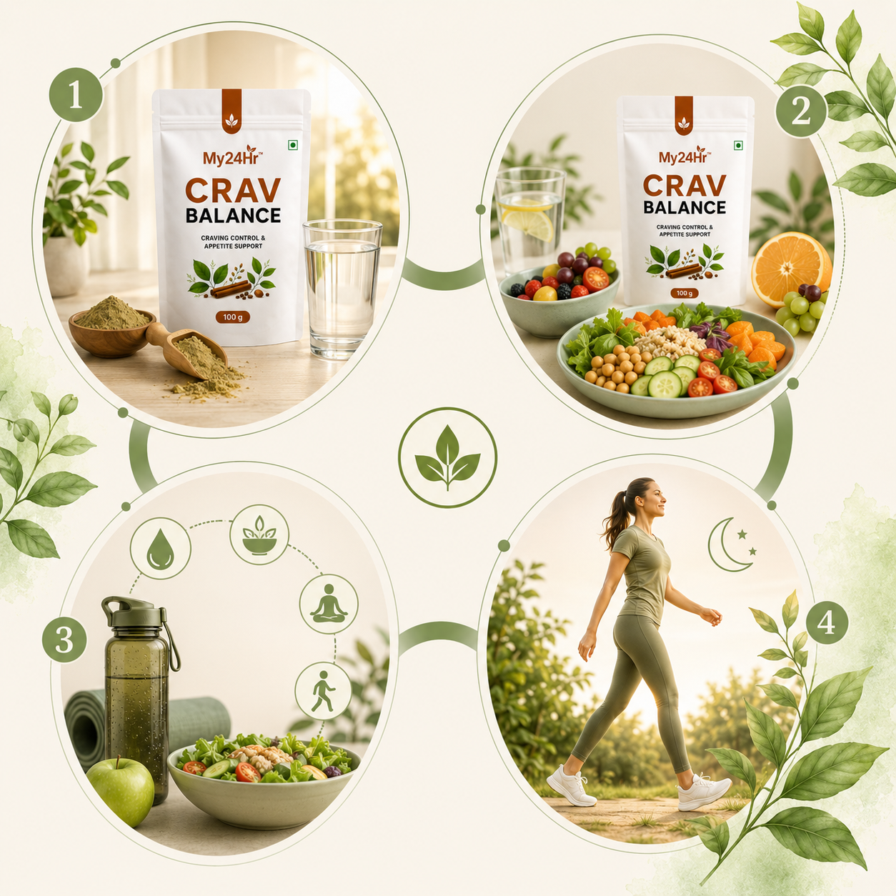 Ayurvedic Wellness Supplement for Craving Control & Mindful Eating Support