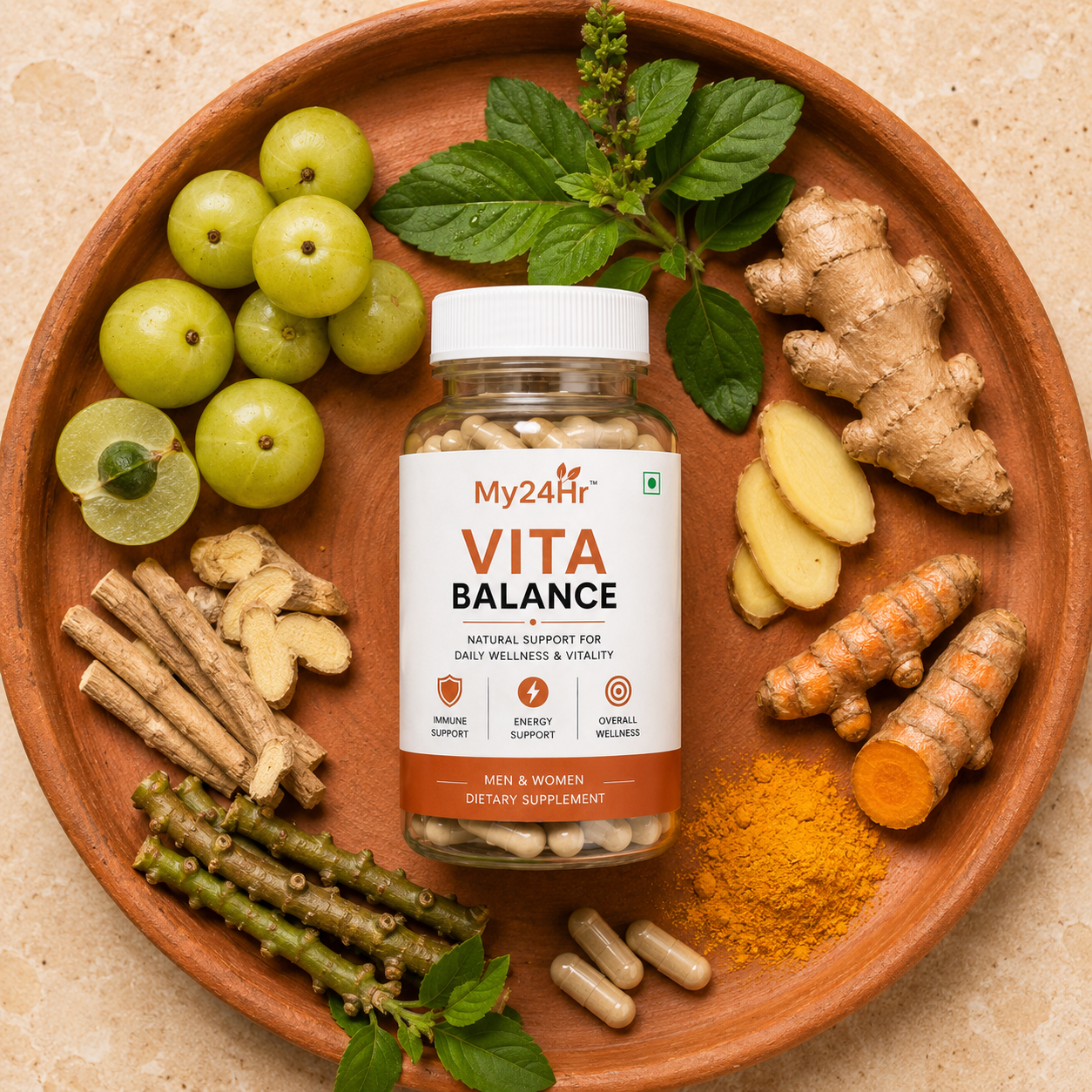 Vita Balance — Ayurvedic Daily Wellness Supplement for Immunity, Energy & Vitality