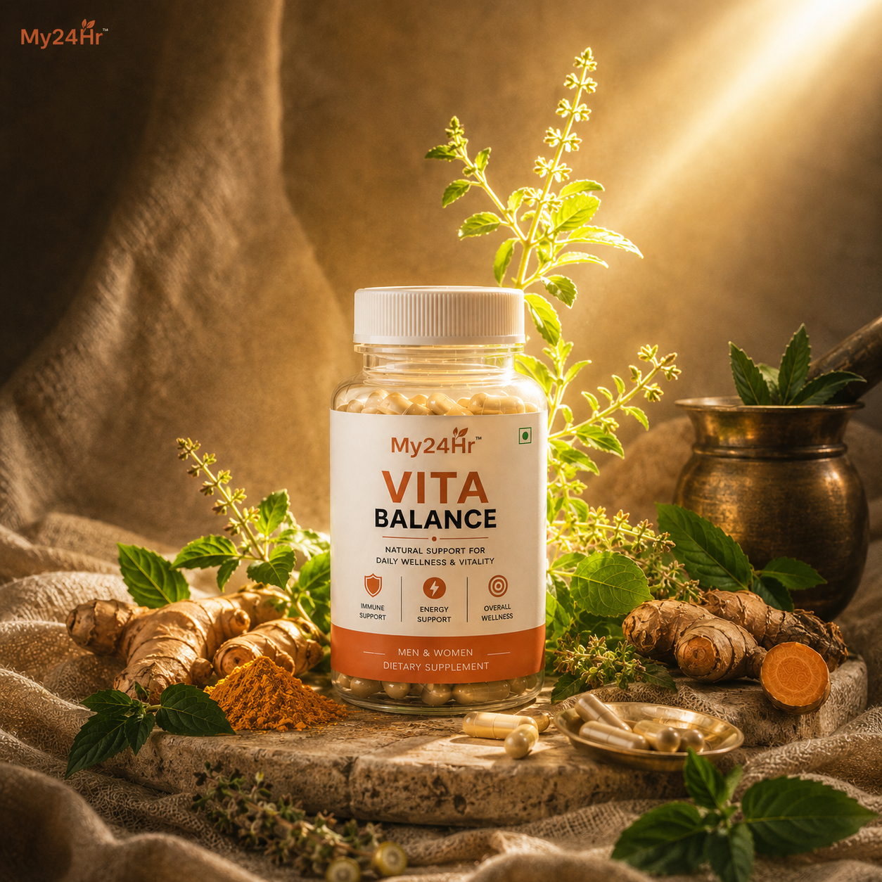 Vita Balance — Ayurvedic Daily Wellness Supplement for Immunity, Energy & Vitality