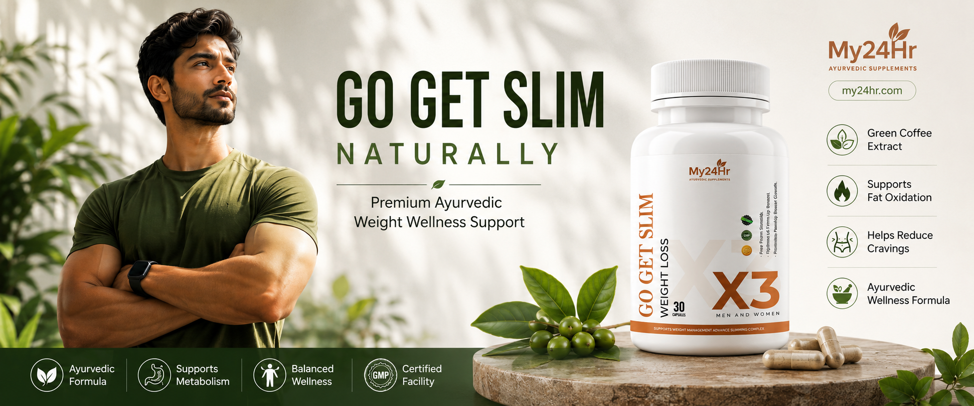 My24Hr Go Get Slim – Ayurvedic Science for Fast, Safe & Natural Fat Burn.