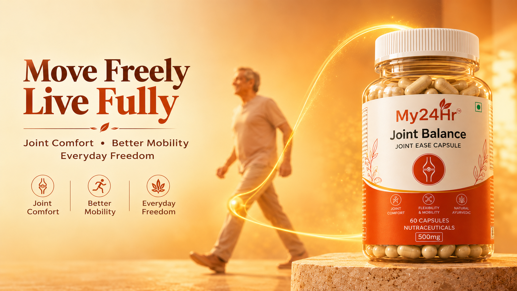Joint Balance — Ayurvedic Support for Joint Comfort, Flexibility & Muscle Strength